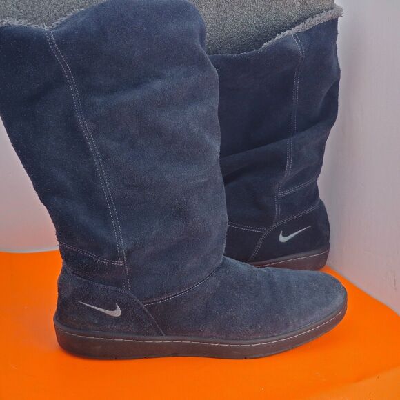Nike Boots Sensory Motion System Women's 11 Black Sneaker Hoodie Winter Boots - Picture 1 of 12
